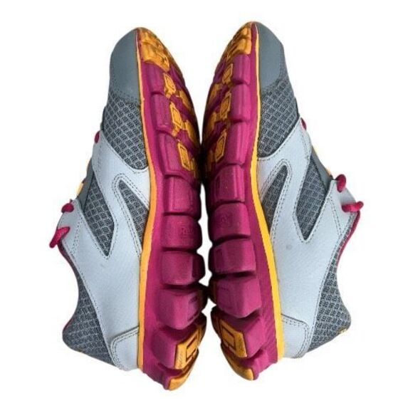 Reebok Smoothflex Women Grey Pink Sneaker Shoes Size 4 Athletic Running Jogging - Picture 4 of 11
